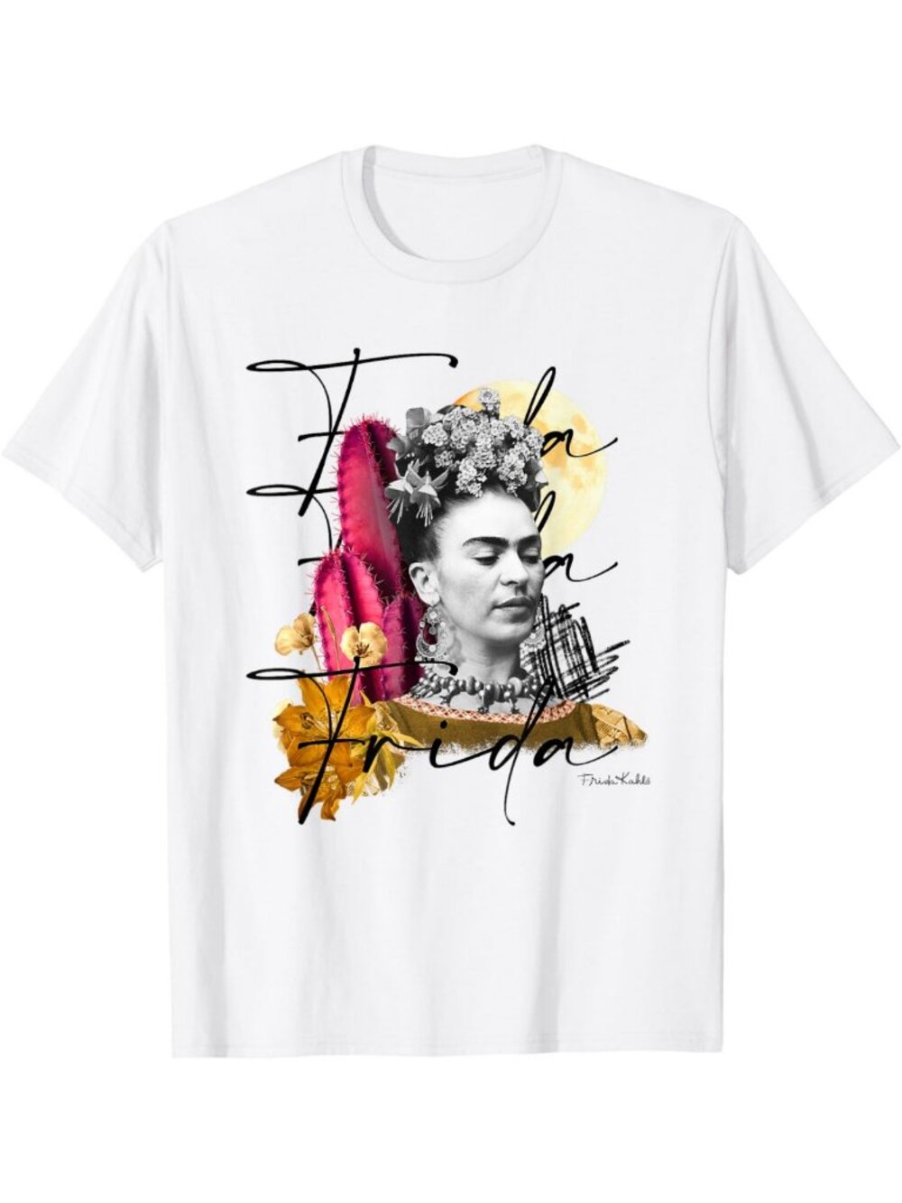 Frida Kahlo Inspired T-Shirt - Unique Art Tee, Vintage Style, Perfect Gift